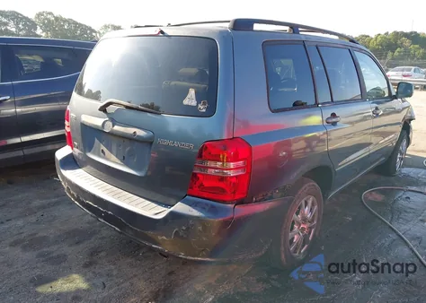 2001 Toyota Highlander V6 z USA, uszkodzony, nr VIN JTEGF21A710016788